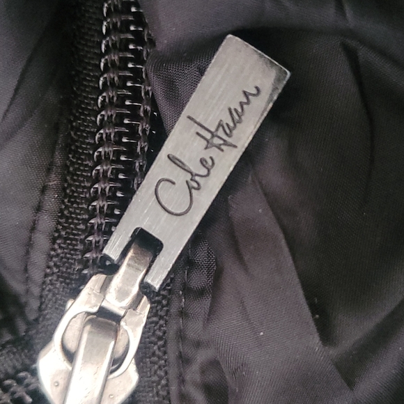 Cole Haan Black Hooded Puffer Coat - Picture 7 of 10